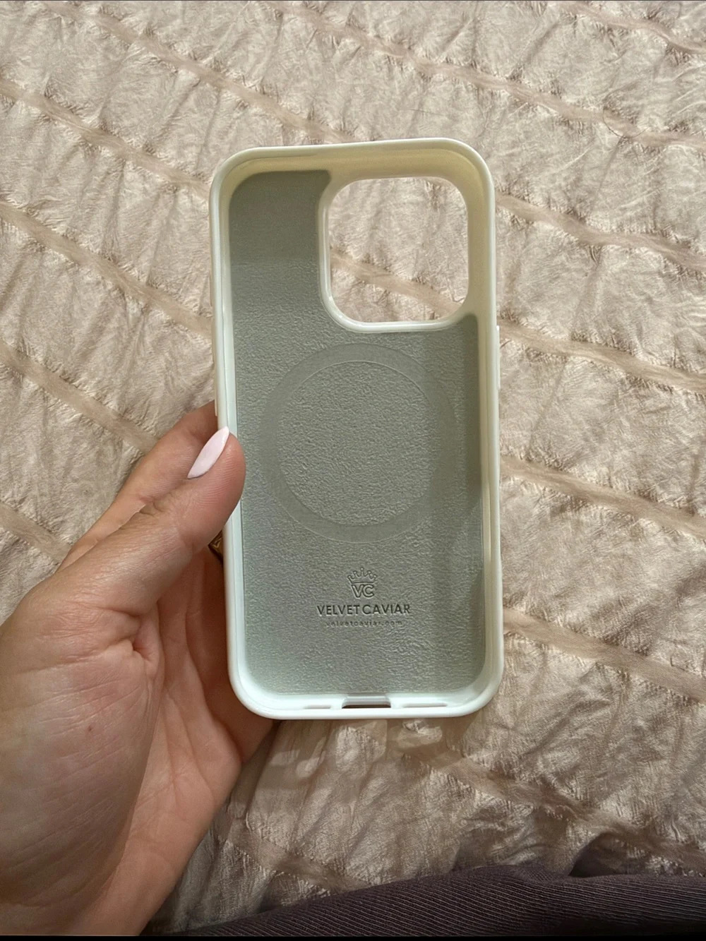 Velvet Caviar Iridescent Pastel Leopard Phone Case - Mint Pink
